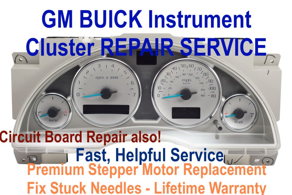 GM GMC Envoy Buick Chevy Cluster Repair Service 